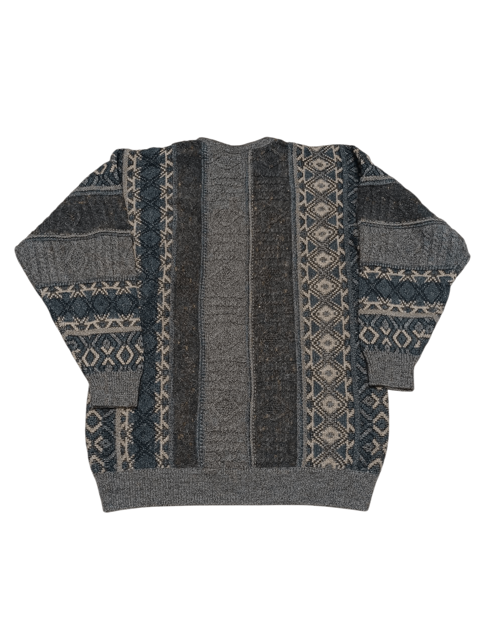 Other VINTAGE 90S MADE IN UK COOGI STYLE WOOL SWEATER Size US L / EU 52-54 / 3 - 2 Thumbnail