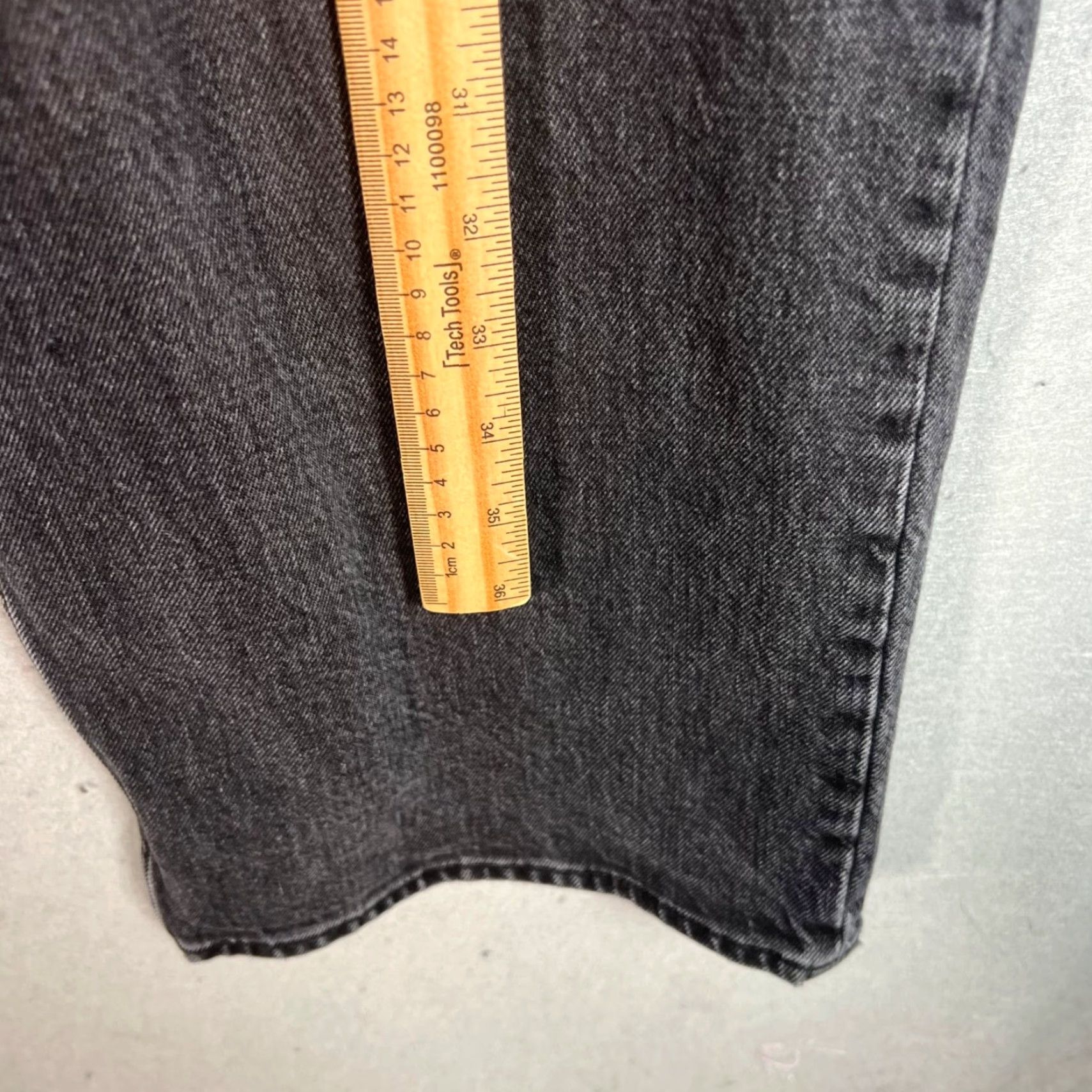 Abercrombie & Fitch Abercrombie & Fitch Jeans Women 33 Black 90s High Rise Relaxed Straight Denim 5-Pocket Womens Size 24" / US 00 / IT 34 - 6 Thumbnail