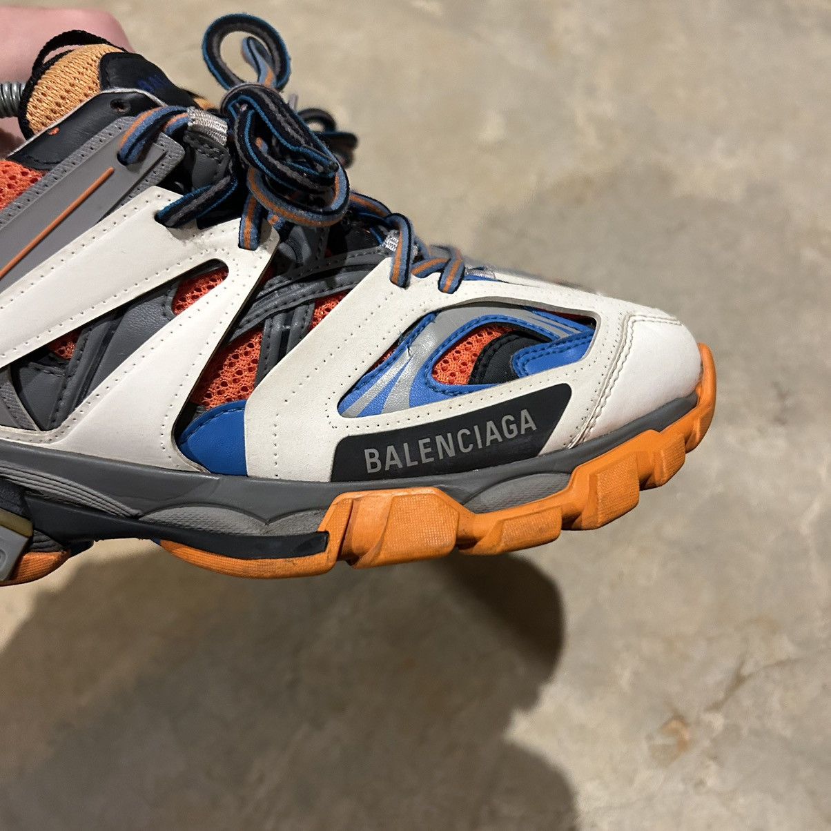 Balenciaga × Designer Balenciaga Track Sneakers Orange/Blue US 7 Size US 7 / EU 40 - 7 Thumbnail