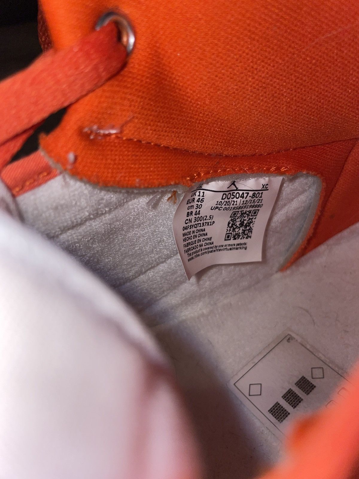 Jordan Brand Jordan 1 High AJKO Syracuse Size US 12 / EU 45 - 7 Thumbnail