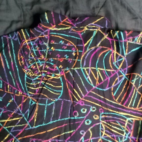 Basic Editions Vintage Basic Editions Abstract Geometric Hawaiian Shirt Size US L / EU 52-54 / 3 - 6 Thumbnail