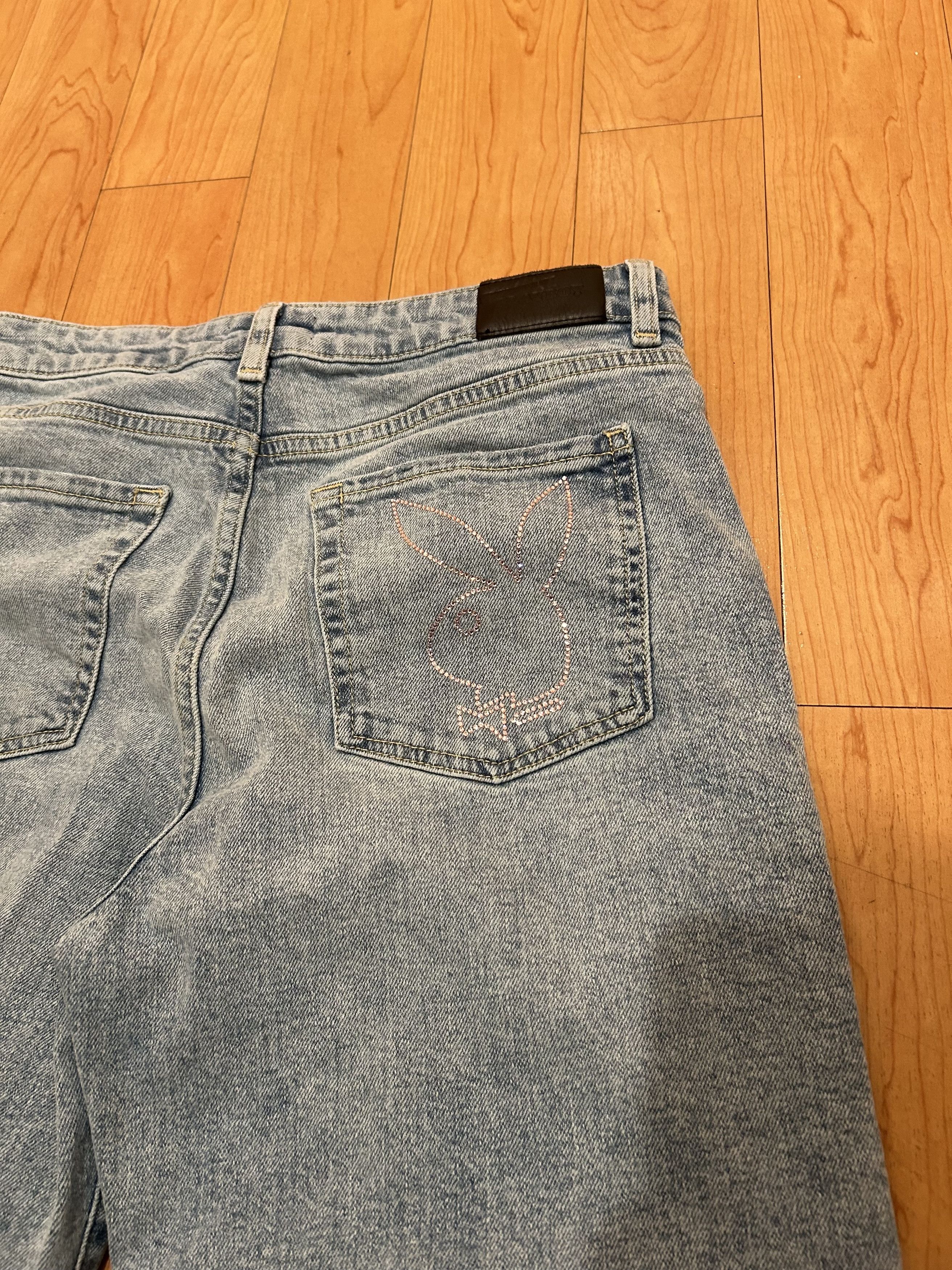 Playboy PLAYBOY flare jeans lightwash Size 28" / US 6 / IT 42 - 2 Thumbnail