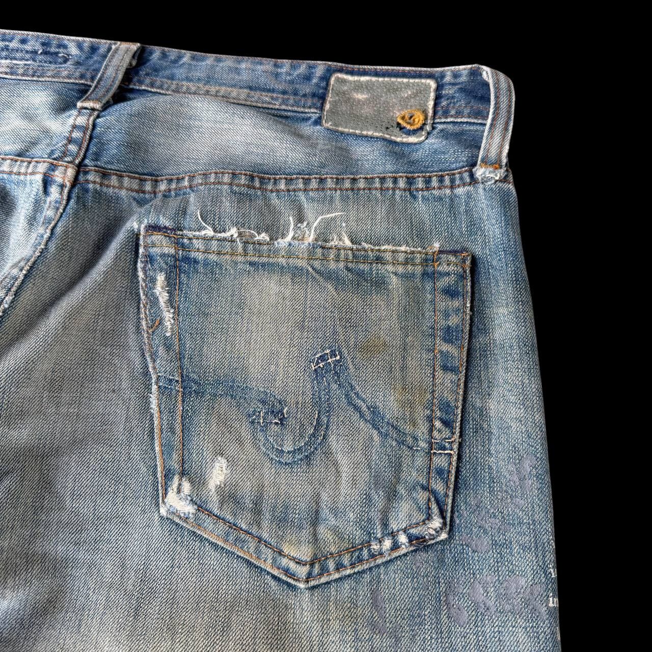 AG Adriano Goldschmied Vintage AG Adriano Goldschmied CampaignLoose Distressed Jean Size US 32 / EU 48 - 5 Thumbnail