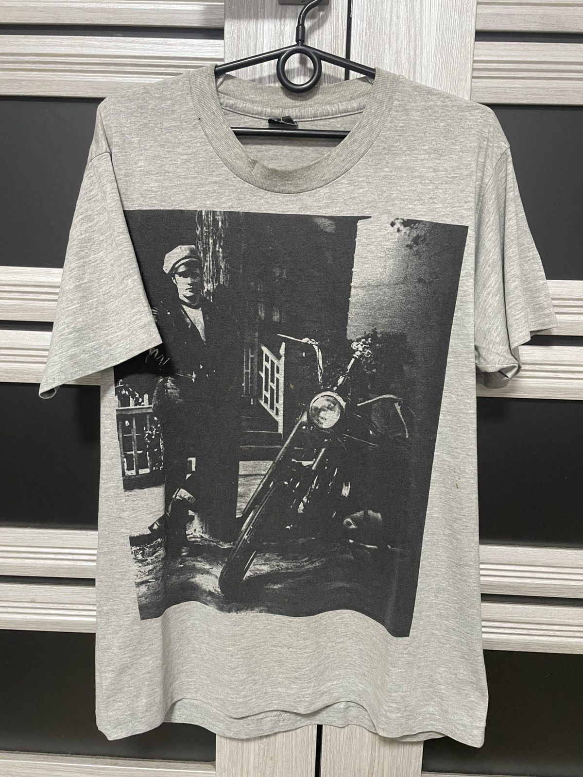 Vintage Vintage 80s Marlon Brando The Wild One Movie T Shirt Rare Size US L / EU 52-54 / 3 - 1 Thumbnail