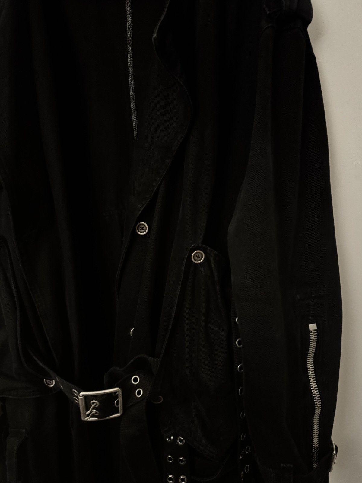 SHINE LUXURY Shine Luxury Studios Gomb Racer Kombat Trench Coat - L Size US L / EU 52-54 / 3 - 3 Thumbnail