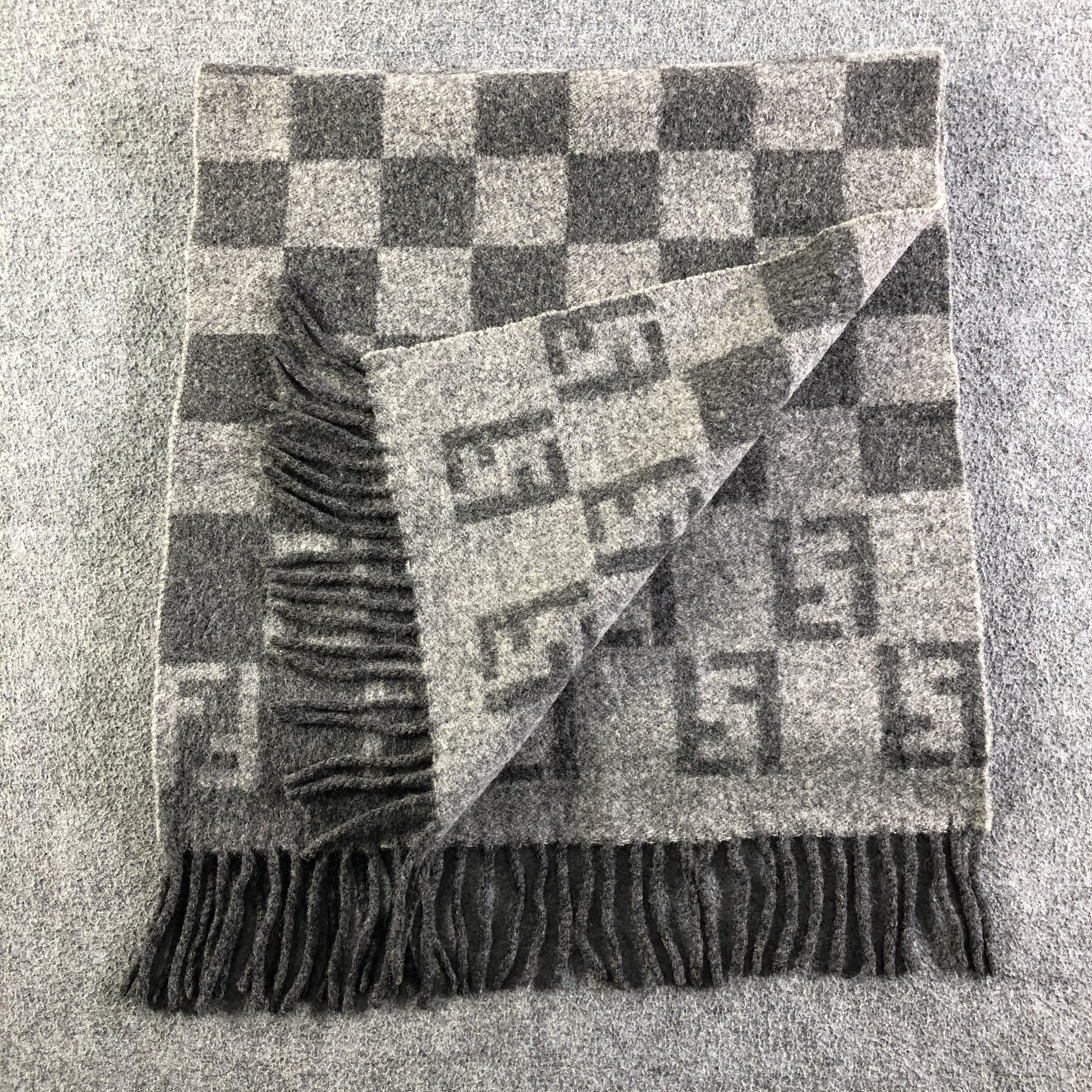 Vintage Fendi Monogram Wool Scarf / Muffler / Neckwear P110 Size ONE SIZE - 4 Thumbnail