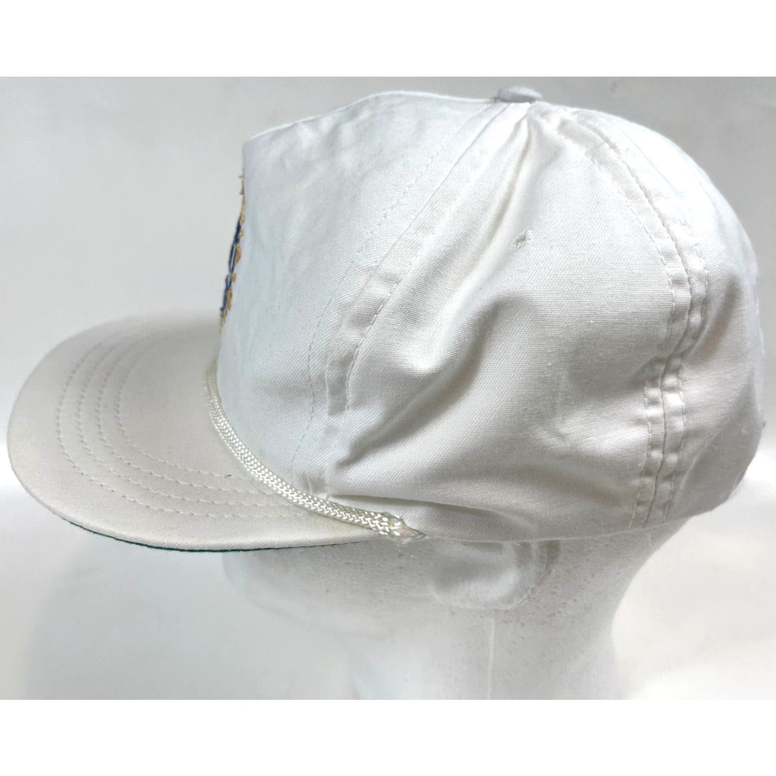 Vintage VINTAGE Cali-Fame California Coast Club Snapback Hat Cap Men One Size White 90s Beach Made in USA Size ONE SIZE - 5 Thumbnail