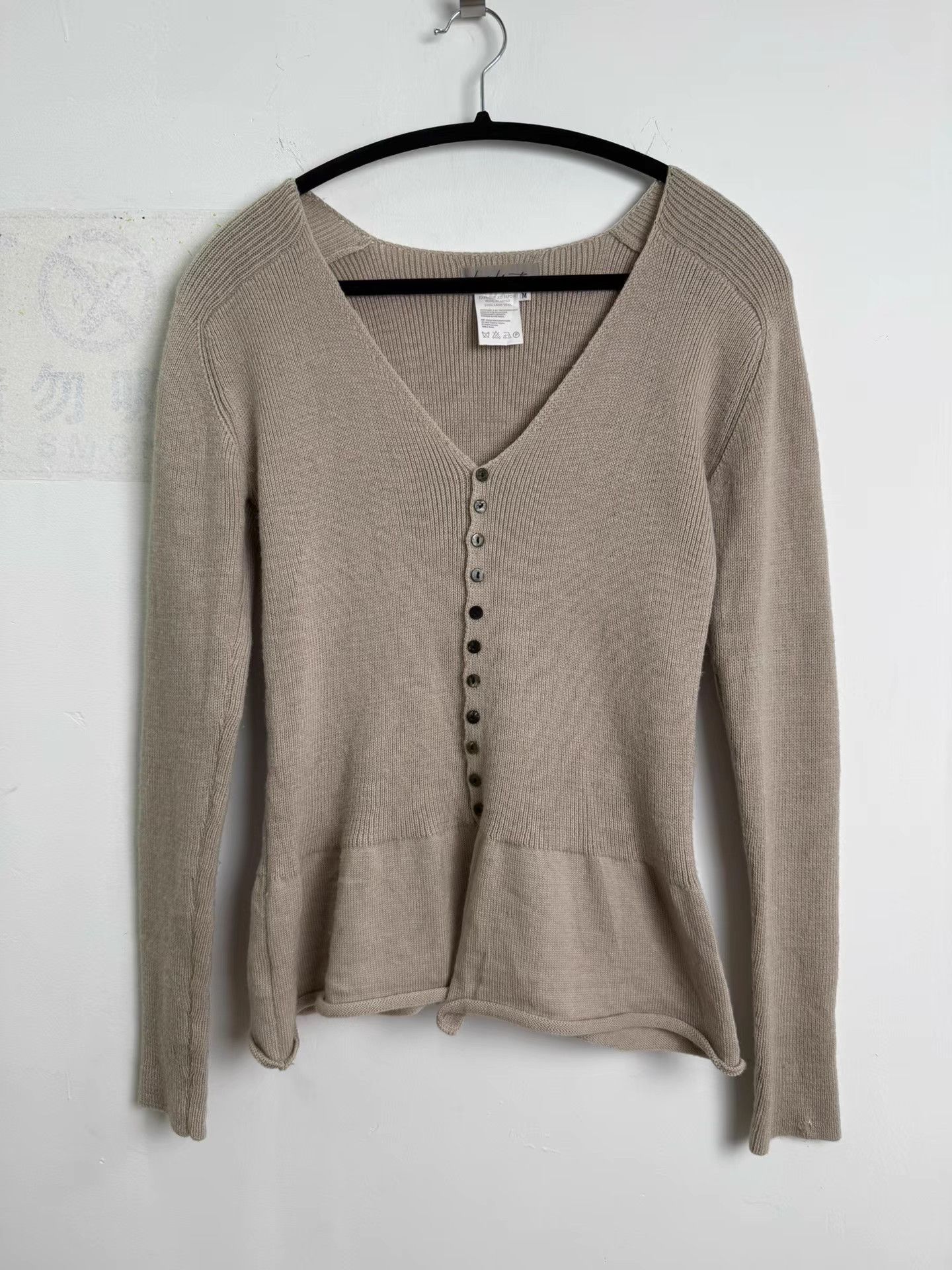 Yohji Yamamoto Yohji Yamamoto 90S Ruffled Waist Knit Top K20 Size US M / EU 48-50 / 2 - 1 Thumbnail