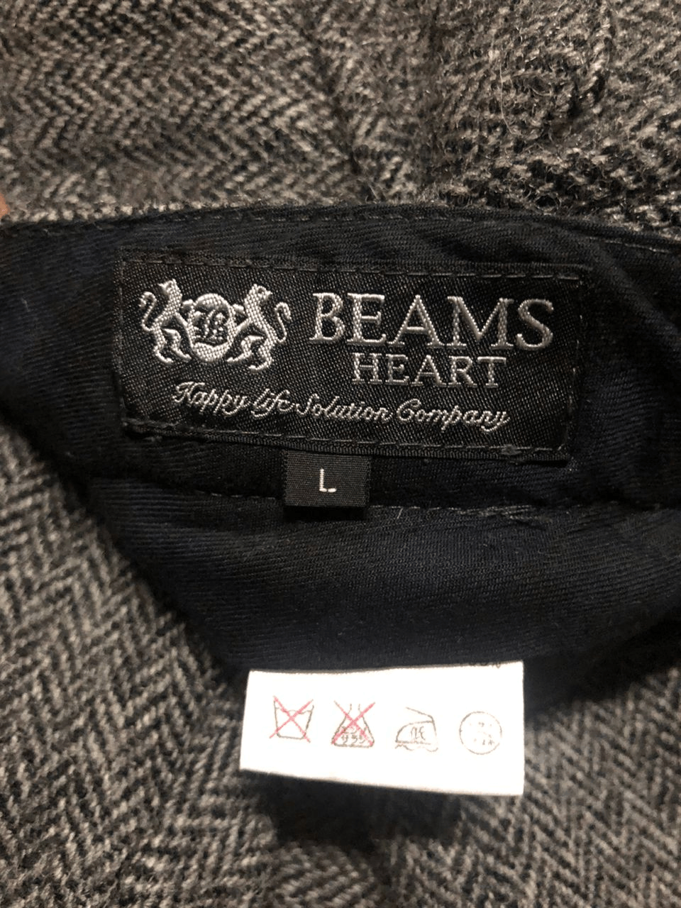 Beams Plus Beams Hearts Wool Pants Ankle Cut Design Size US 33 - 12 Thumbnail