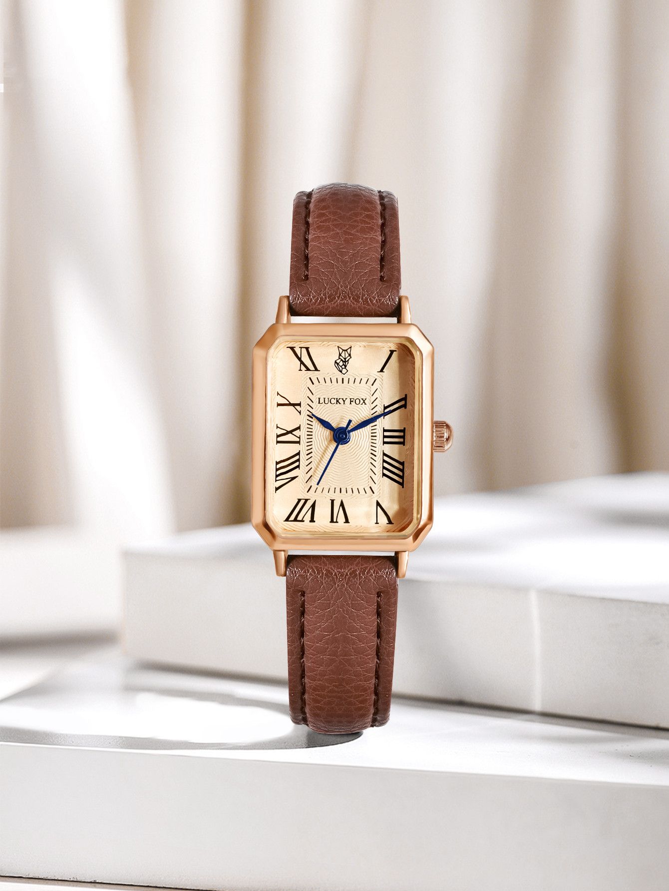 Archival Clothing x Vintage 90's Vintage Retro Luxury Style Quartz Watch in Brown, Men's