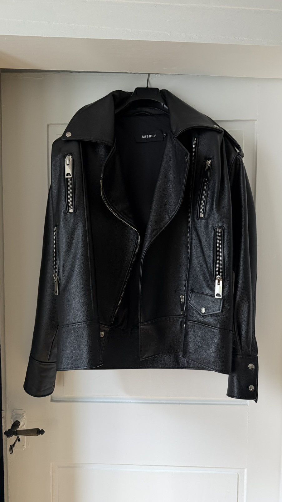 Misbhv Misbhv Oversized Leather Jacket Size US L / EU 52-54 / 3 - 1 Thumbnail