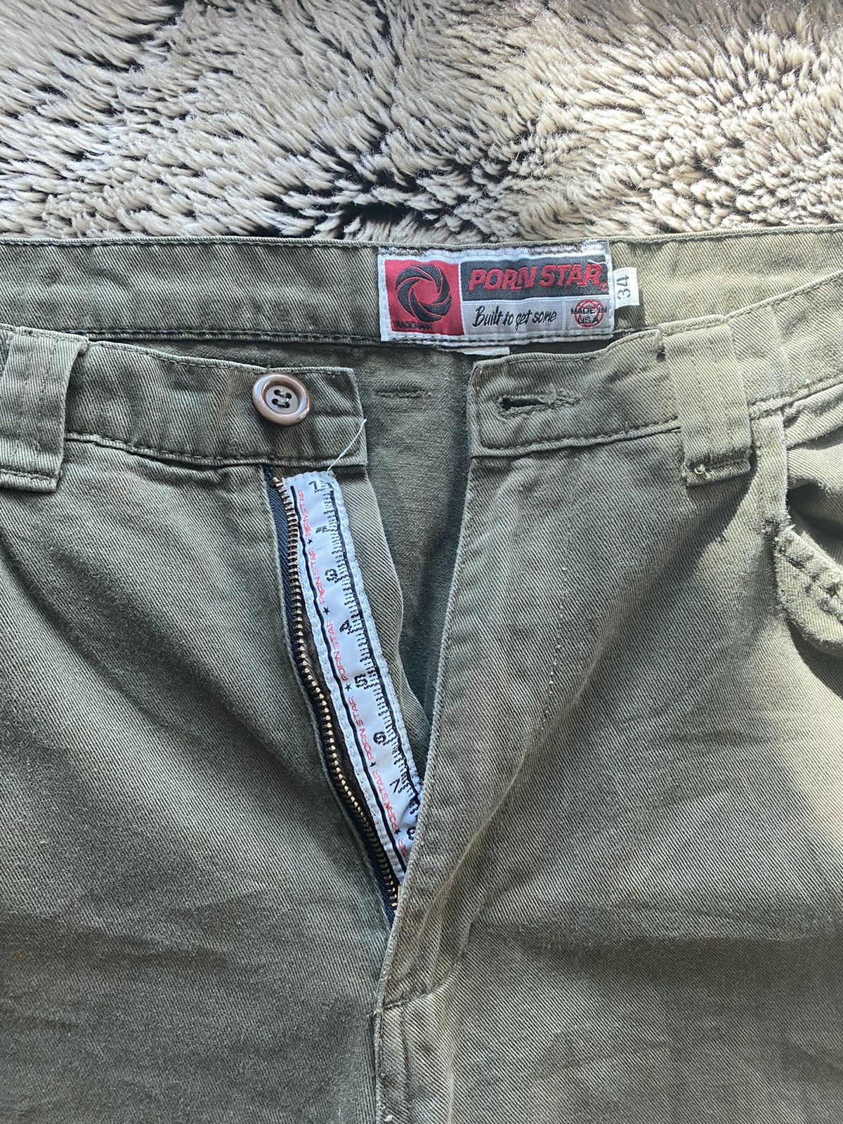 PornStar Porn Star Denim Jeans sz34 90s-y2k era streetwear