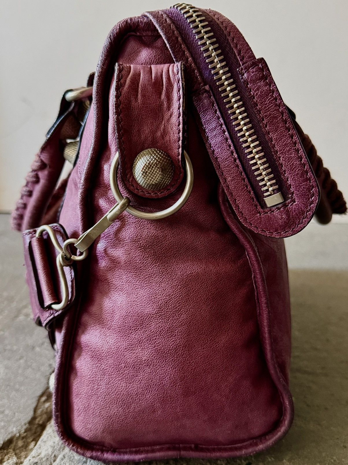 Balenciaga Balenciaga - 2000’s - Classic Motorcycle City -Lambskin Bag Size ONE SIZE - 10 Thumbnail