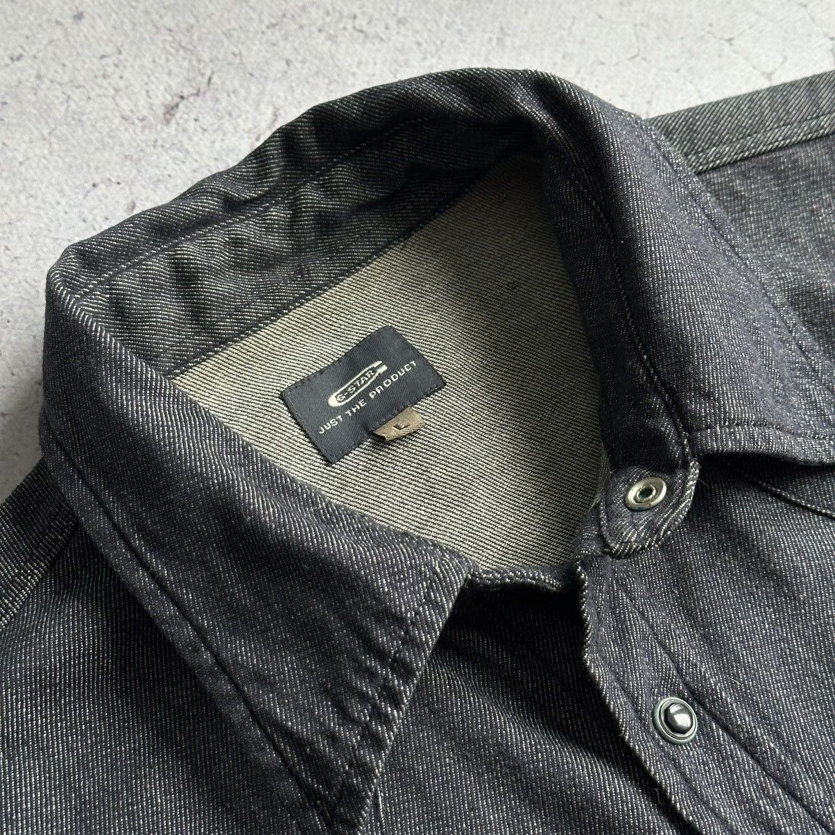 G-Star Vintage G-Star Raw Denim Western Snap Button Shirt Size US L / EU 52-54 / 3 - 5 Thumbnail