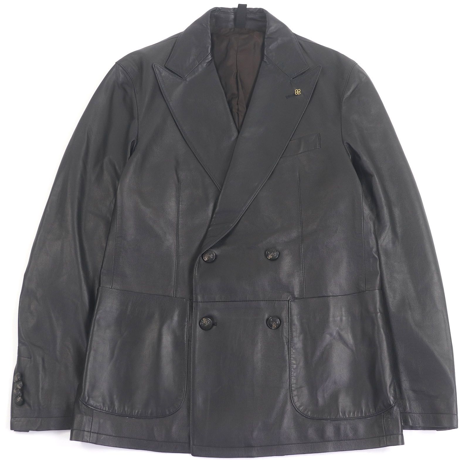 Other Other TAGLIATORE PIERL Boutonniere Lamb Leather Jacket Leather Outerwear DUTY FREE for USA Size ONE SIZE - 1 Thumbnail
