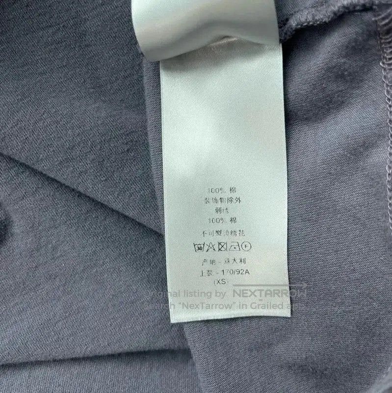 Dior Dior Dark Gray Cotton Women's T. Size XS / US 0-2 / IT 36-38 - 4 Thumbnail