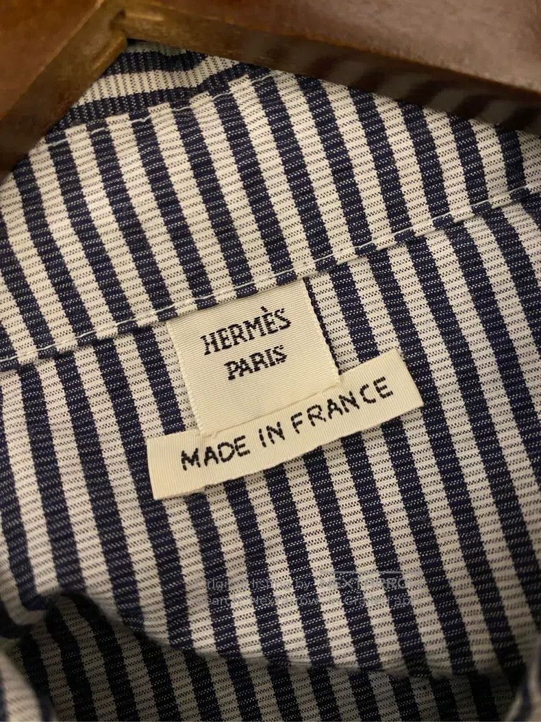 Hermes Hermes Striped Lapel Casual Beach Jacket Coat, Blue-Grey Size XXS / US 00 / IT 34 - 3 Thumbnail