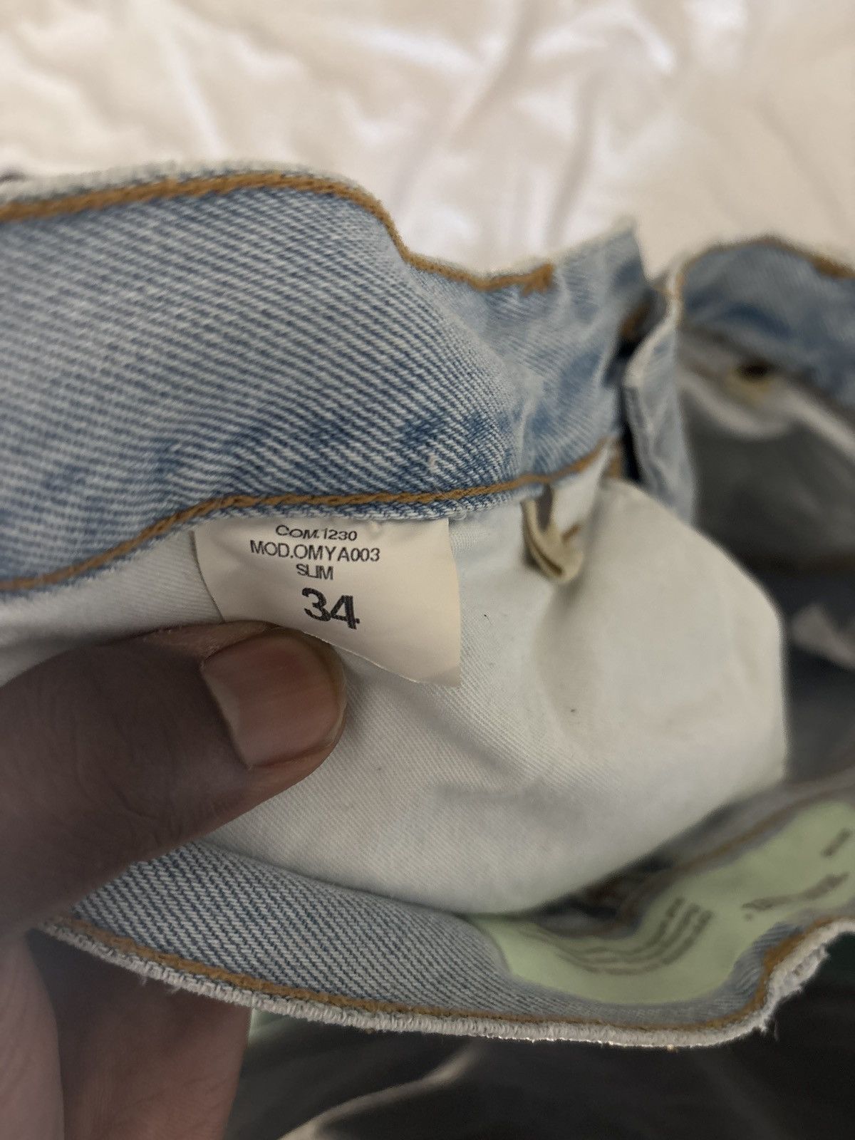 Off-White Off-white temperature denim Size US 34 / EU 50 - 7 Thumbnail