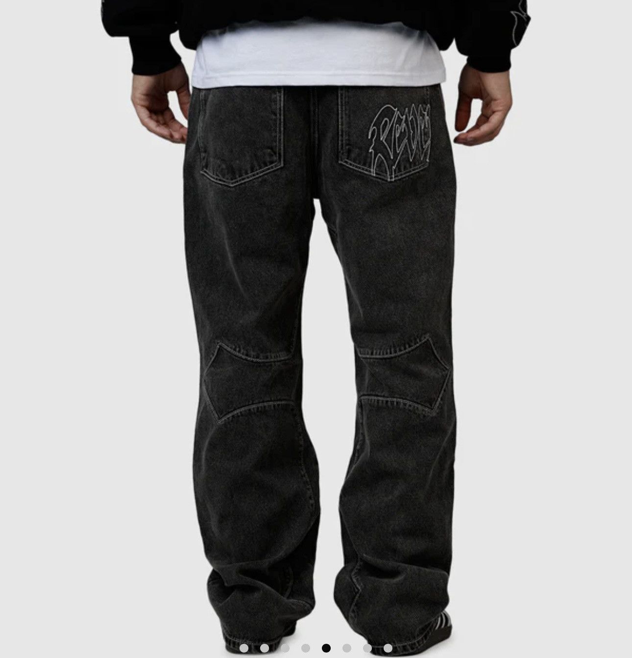 Revenge Revenge Cross Denim Black - 32 Size US 32 / EU 48 - 2 Thumbnail