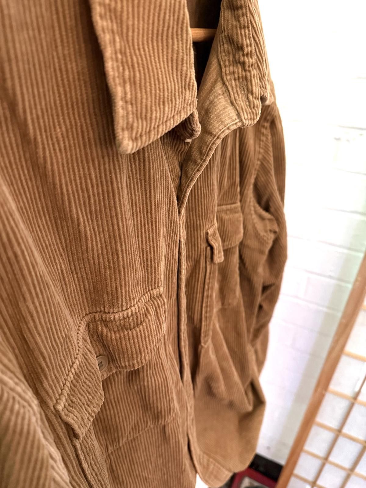 Uniqlo Men's Brown Corduroy Button-Up Jacket Size ONE SIZE - 3 Thumbnail