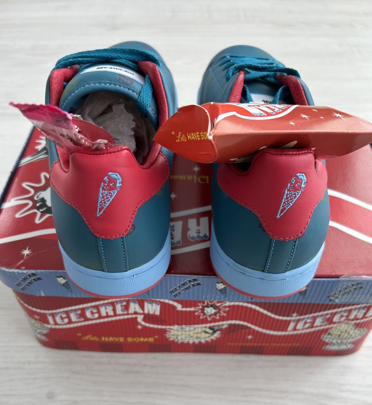 Billionaire Boys Club RARE OG REEBOK X BBC/ICE CREAM BOUTIQUE SNEAKER Size US 10 / EU 43 - 4 Thumbnail