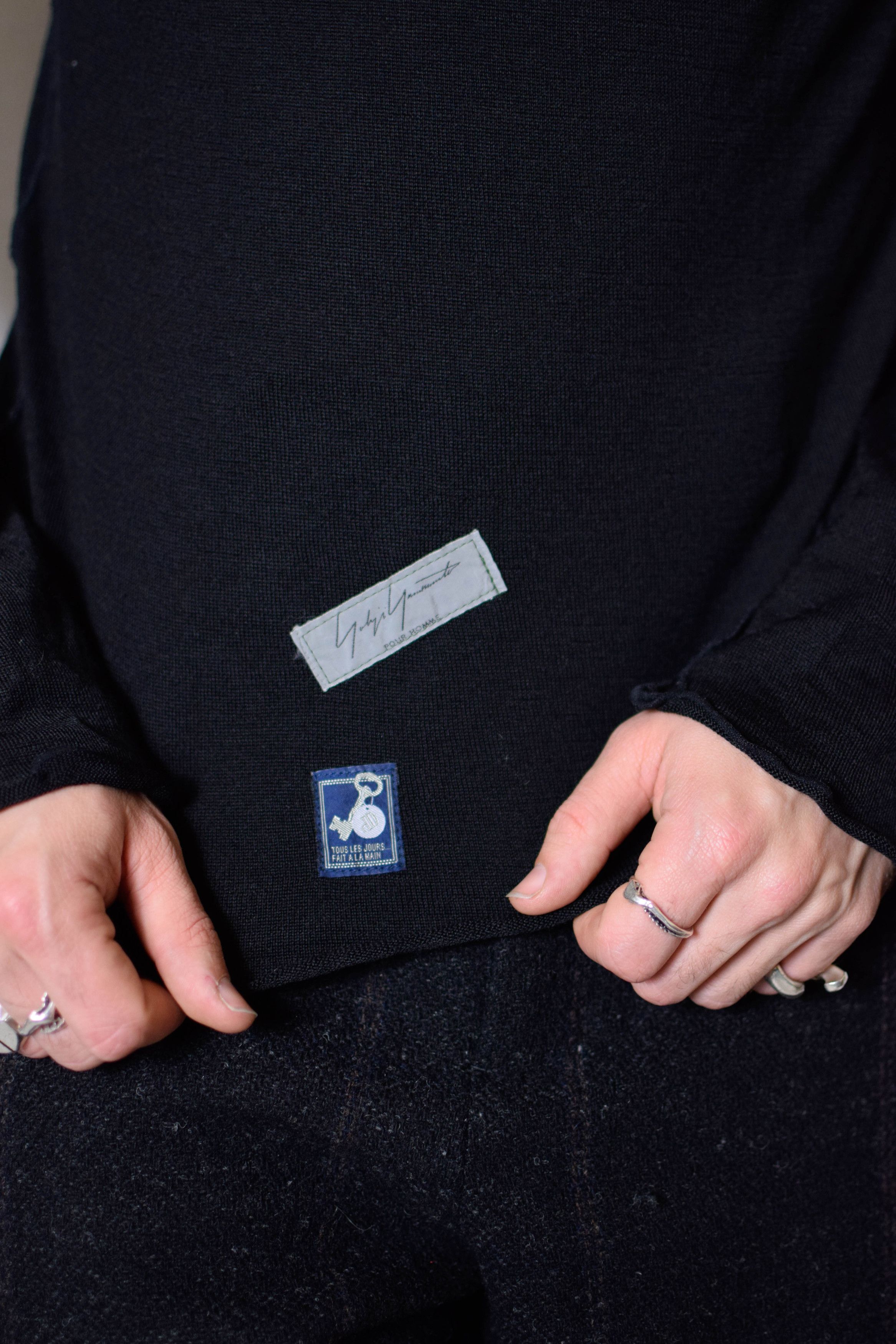 Yohji Yamamoto YYPH Archive Patch Turtleneck Size US L / EU 52-54 / 3 - 8 Thumbnail