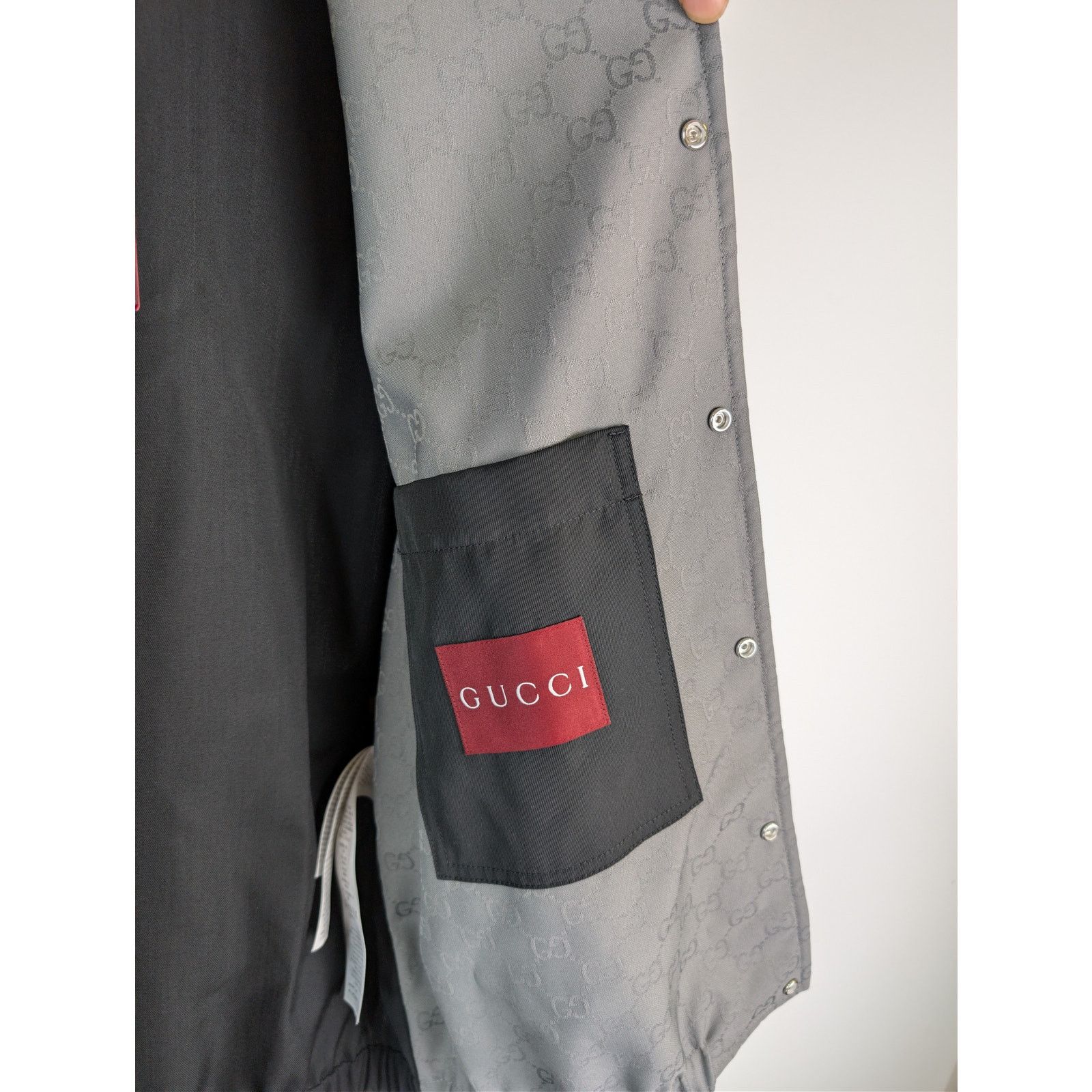 Gucci o1rshd1 Logo-Embroidered Twill Blouson Jacket in Black Size US S / EU 44-46 / 1 - 9 Thumbnail