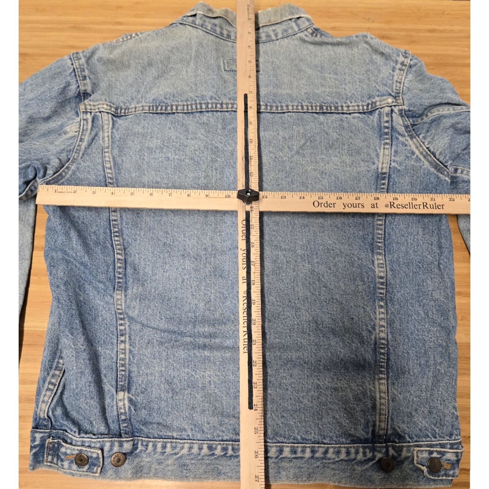 Eddie Bauer VINTAGE Eddie Bauer Jacket Men L Denim Light Wash Trucker Made in USA 90s Casual Workwear Size US L / EU 52-54 / 3 - 8 Thumbnail