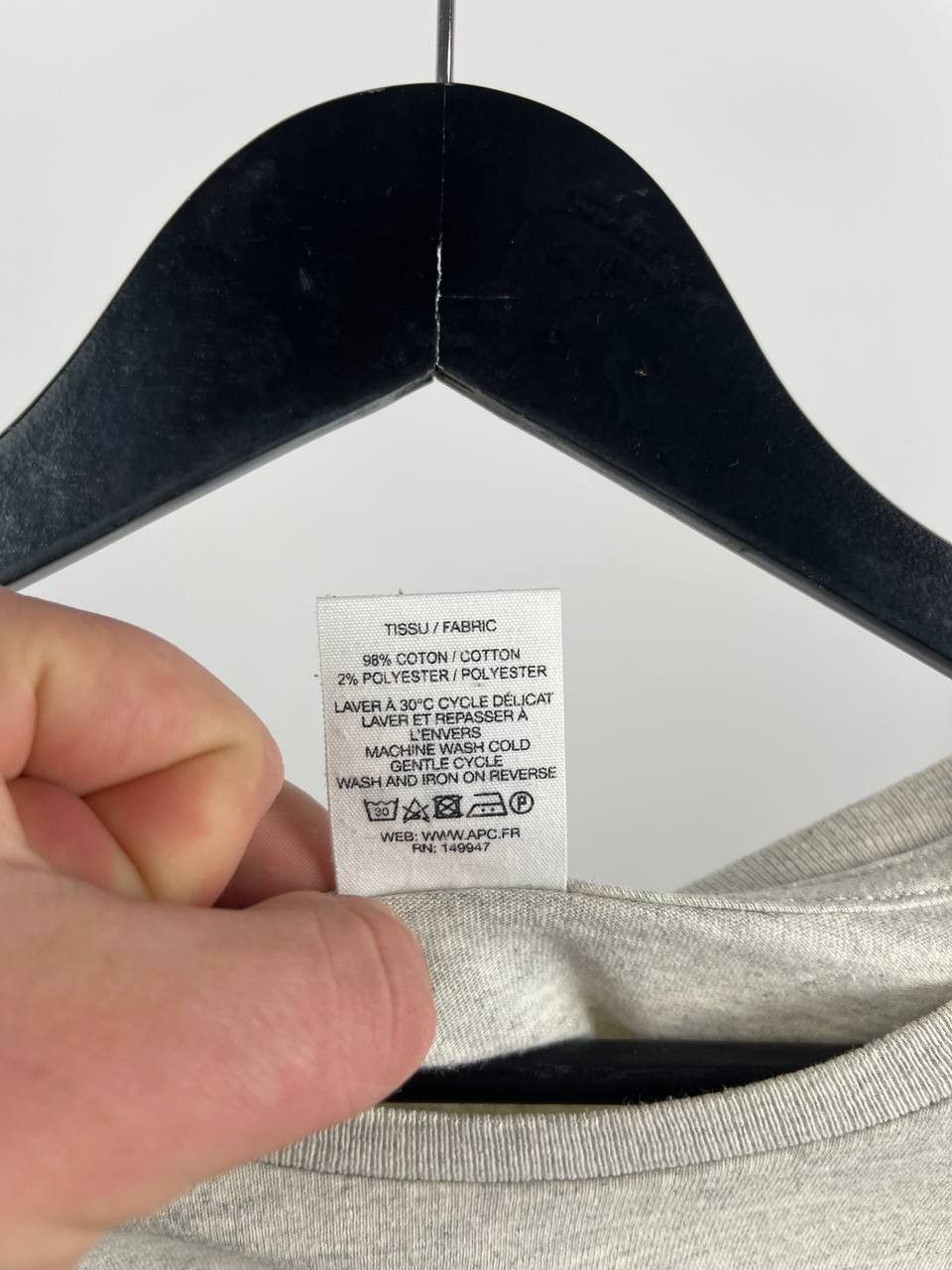 A.P.C. A.P.C. USA Gabriel Logo T-Shirt Made in California Size US XL / EU 56 / 4 - 8 Thumbnail
