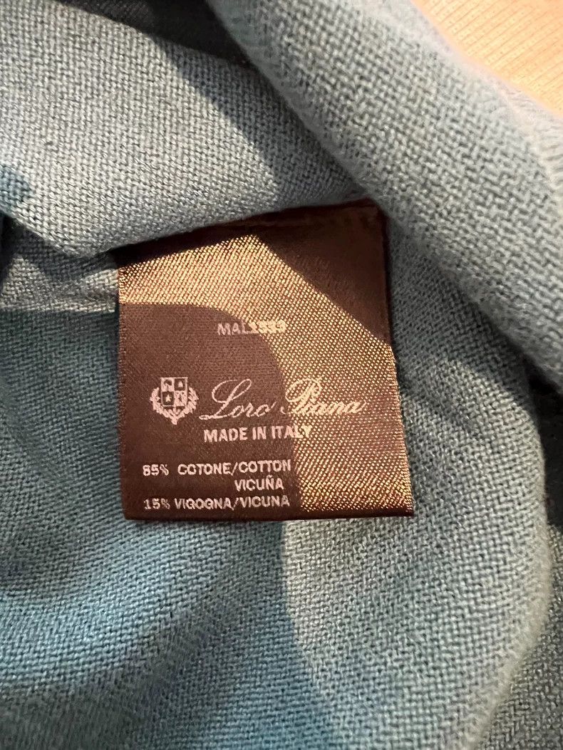 Loro Piana LORO PIANA Men's Polo shirt knitted shirt Size US XXL / EU 58 / 5 - 3 Thumbnail