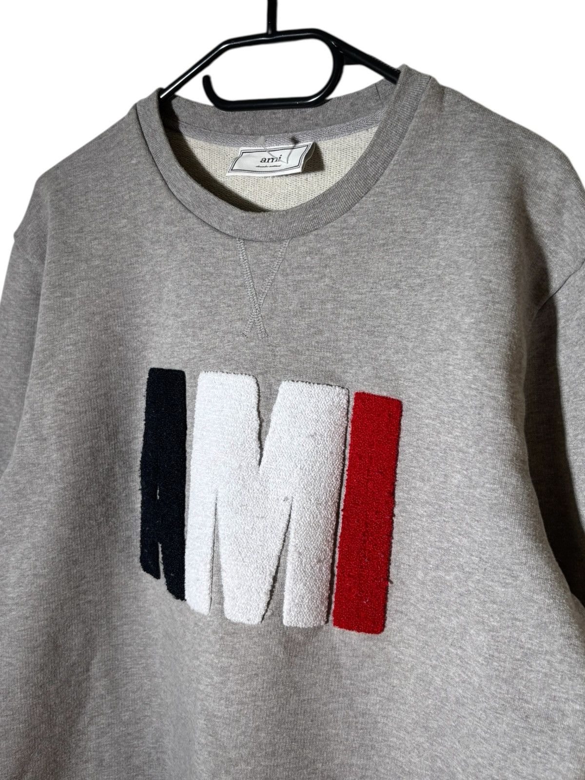 AMI AMI Alexandre Mattiussi Sweatshirt Crewneck Big Logo M-L Size US M / EU 48-50 / 2 - 3 Thumbnail