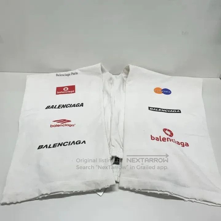 Balenciaga Balenciaga FW23 Letter Print Casual Pants. Size US 26 / EU 42 - 9 Thumbnail