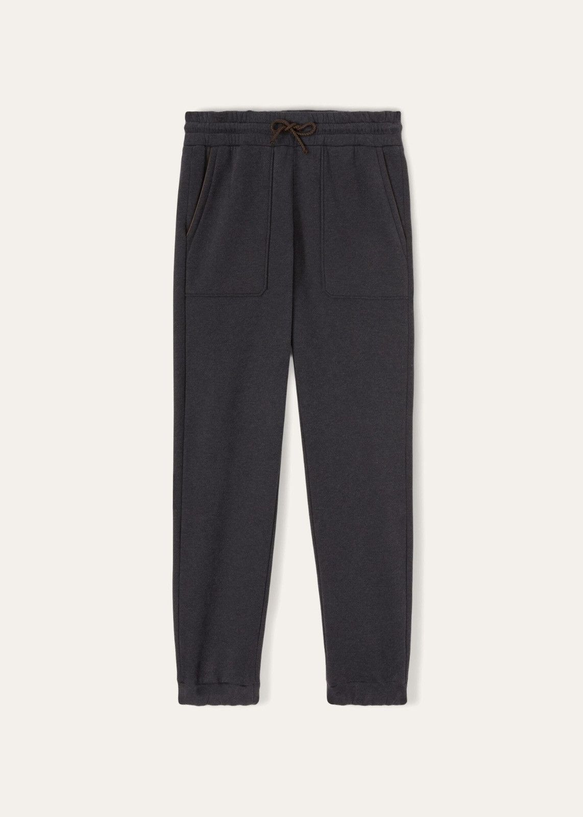 Loro Piana o1srvl11e1224 Gauzed Cotton Jogging Pant in Dark Grey Size US 28 / EU 44 - 1 Thumbnail