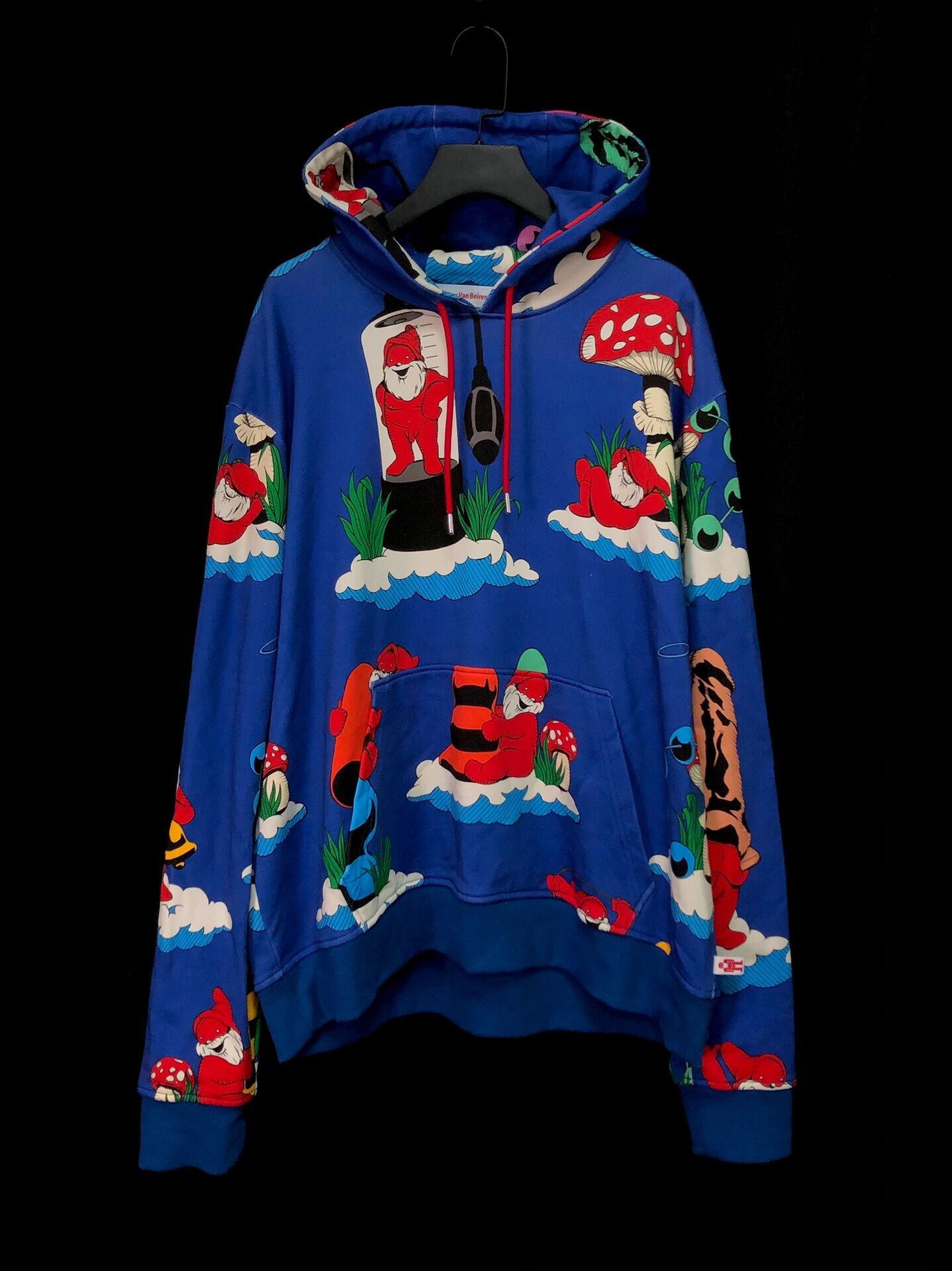 Walter Van Beirendonck colorful hooded sweatshirt by Walter Van Beirendonck Size US L / EU 52-54 / 3 - 1 Thumbnail
