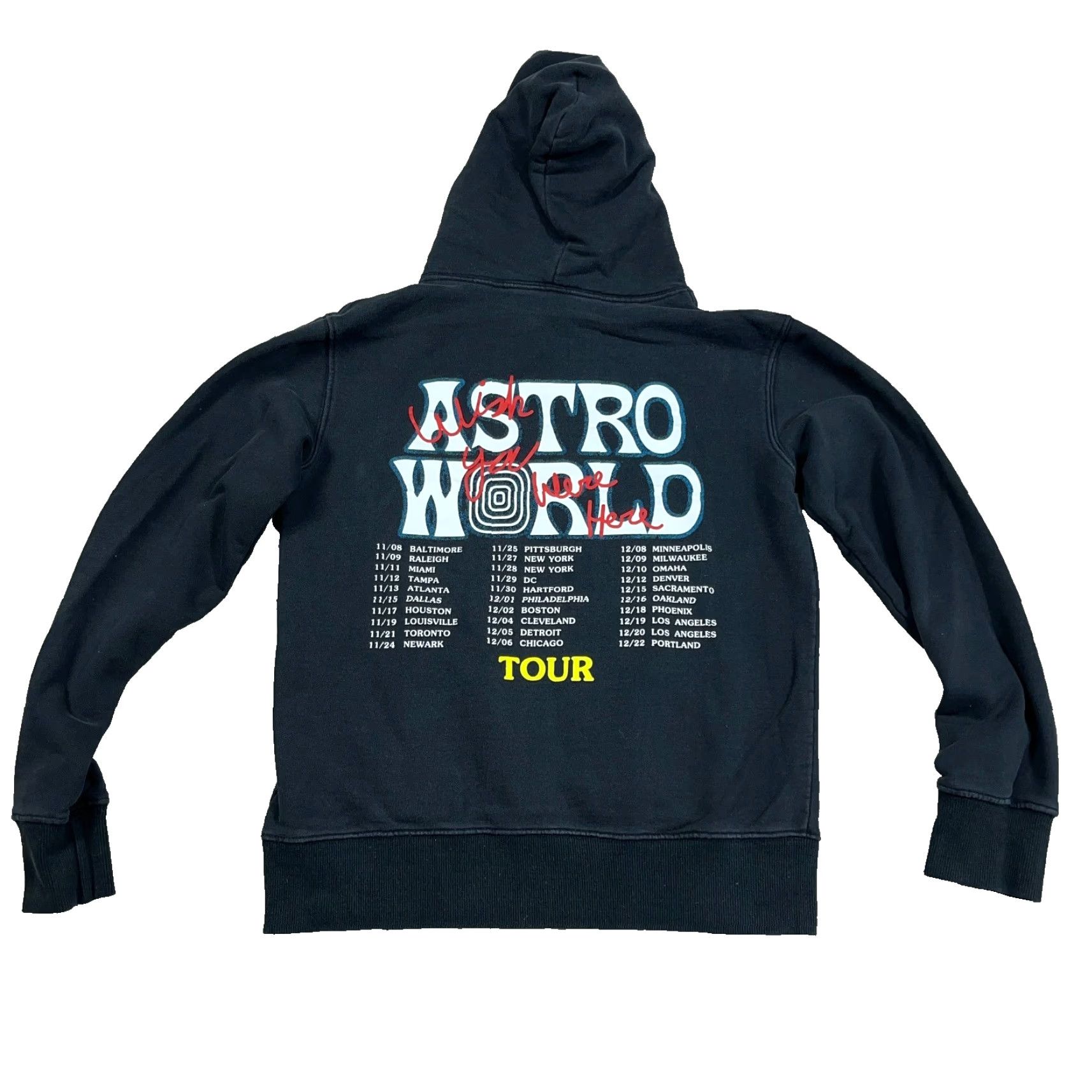 Travis Scott Travis Scott Astro World Tour Hoodie Adult Small Black Sweatshirt Hooded Men Size US S / EU 44-46 / 1 - 2 Thumbnail