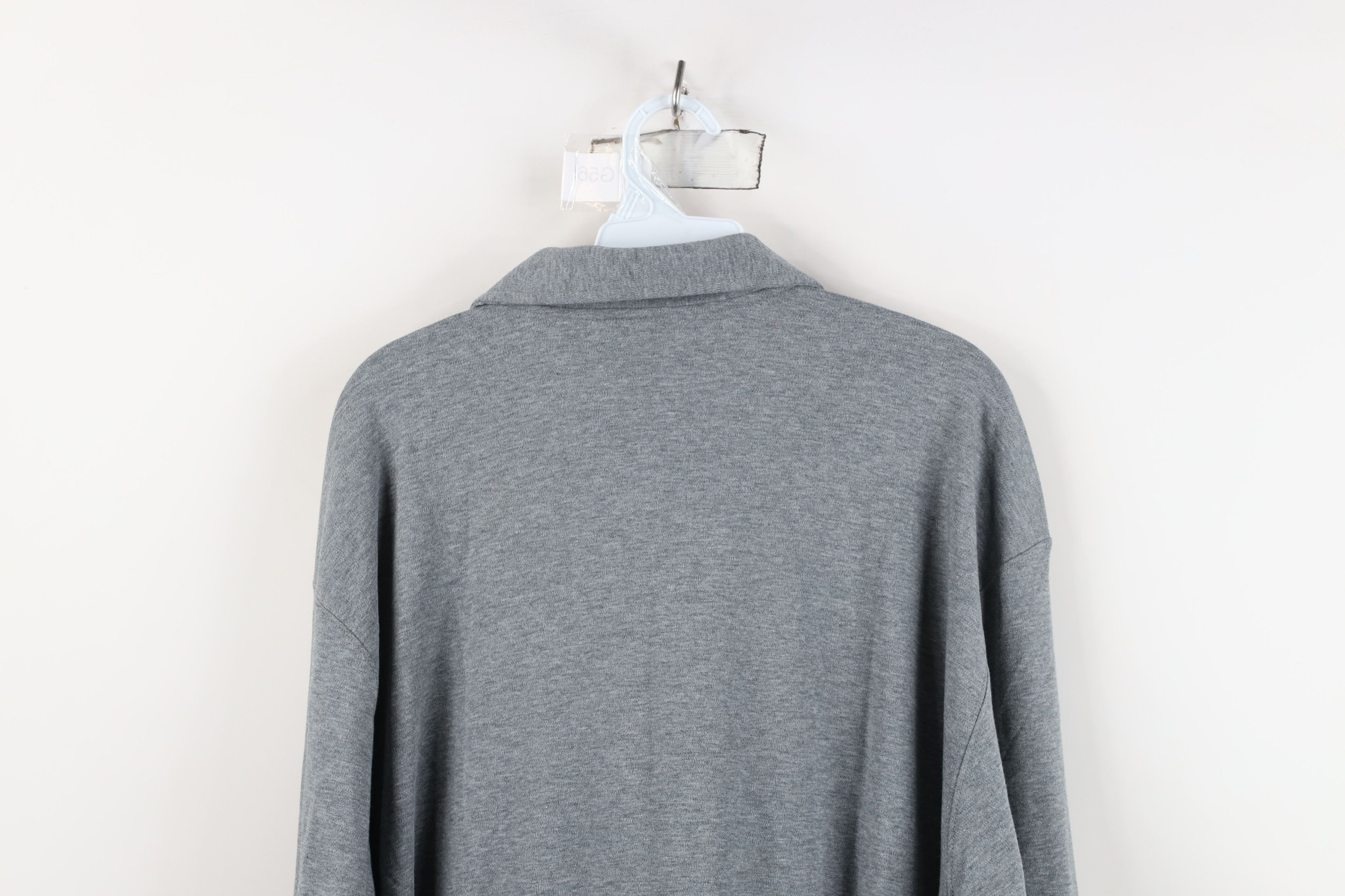Eddie Bauer Vintage Eddie Bauer Pullover Long Sleeve Polo Shirt Gray Size US XXL / EU 58 / 5 - 9 Thumbnail