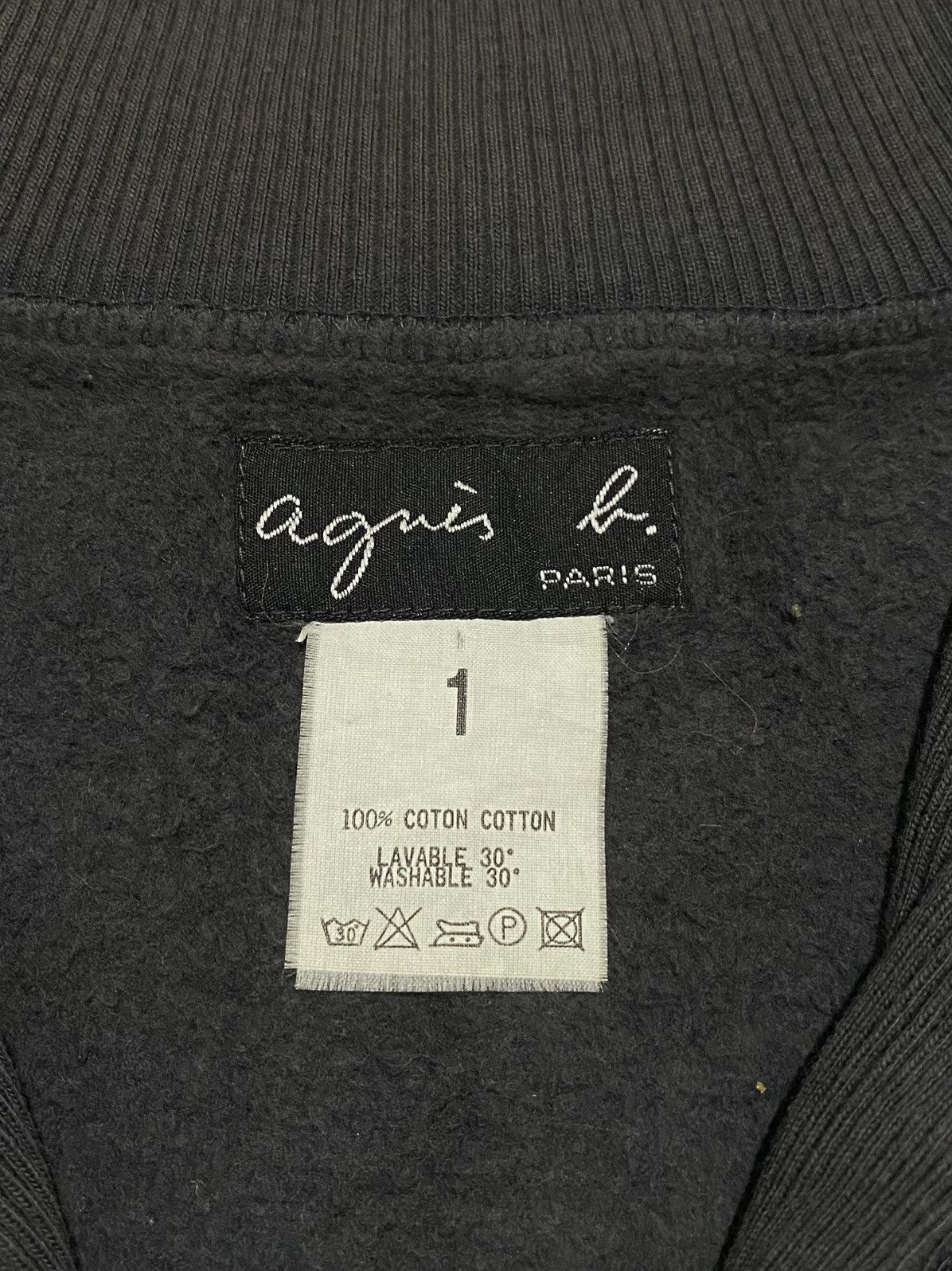 Designer × agnes b. AGNES B HALF ZIPPER SWEATERS UNISEX Size US S / EU 44-46 / 1 - 5 Thumbnail