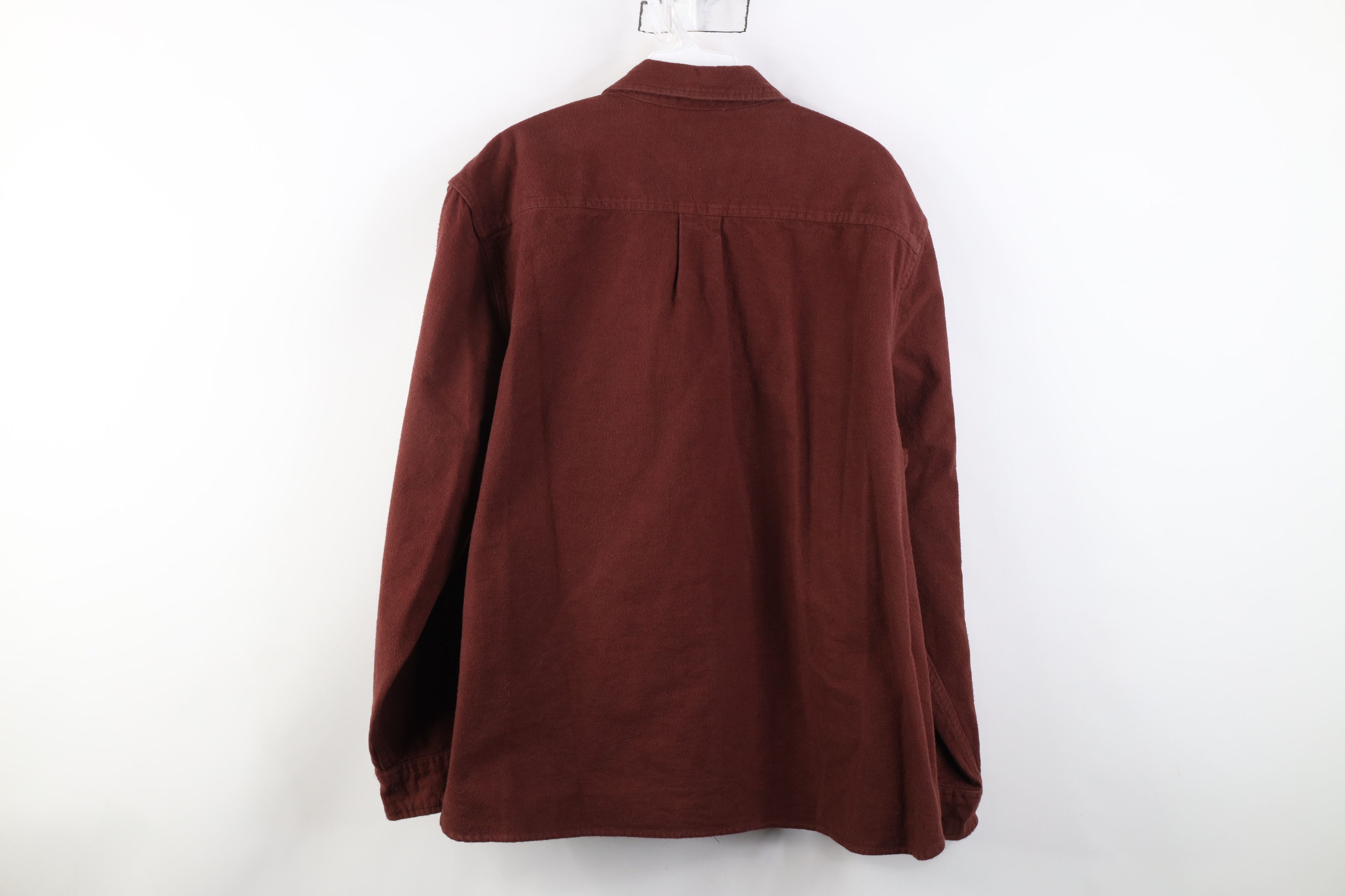Eddie Bauer Vintage Eddie Bauer Heavyweight Cloth Button Shirt Red Size US XL / EU 56 / 4 - 10 Thumbnail