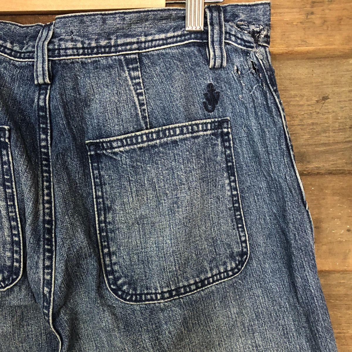 JW Anderson × Uniqlo Uniqlo X Jwanderson Blue Denim Pants #7380 Size US 28 / EU 44 - 17 Thumbnail