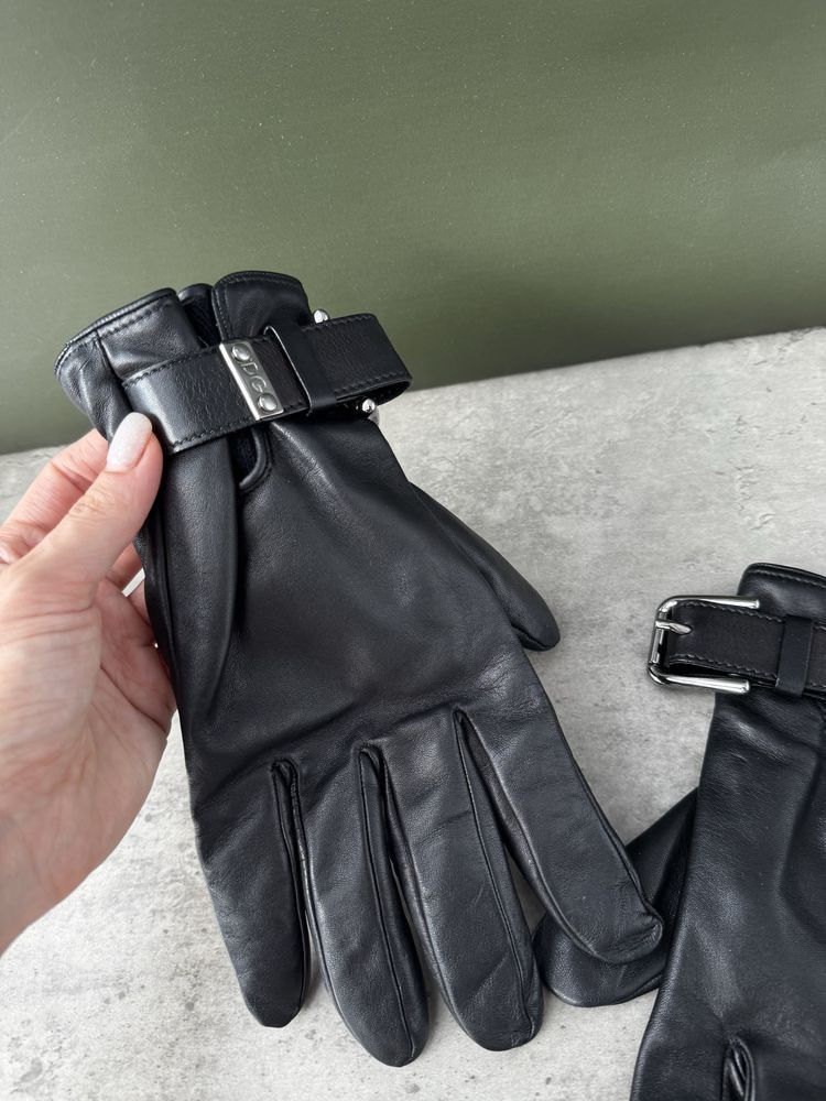 Dolce & Gabbana Dolce Gabbana Leather Gloves Metal Belt Size ONE SIZE - 7 Thumbnail