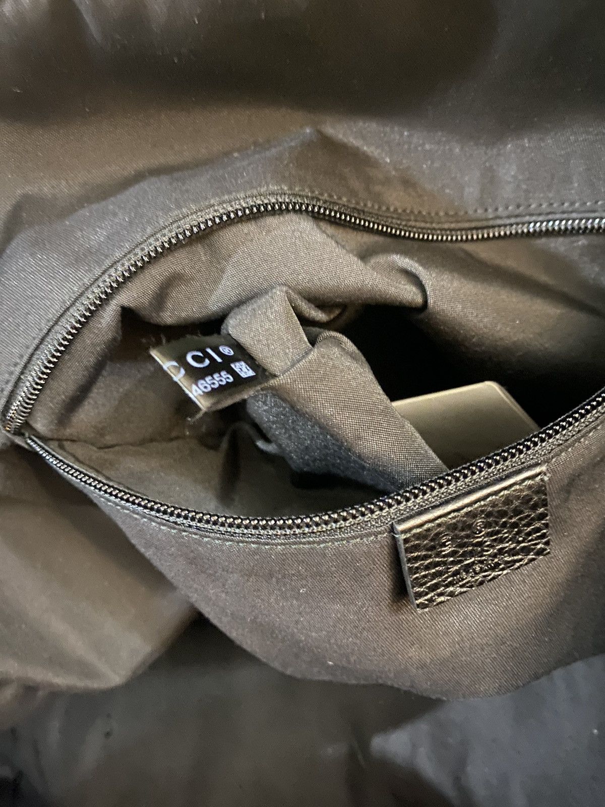 Gucci Gucci 🇮🇹 Nero GG kanvas/leather carry all bowler unisex NEW Size ONE SIZE - 16 Thumbnail