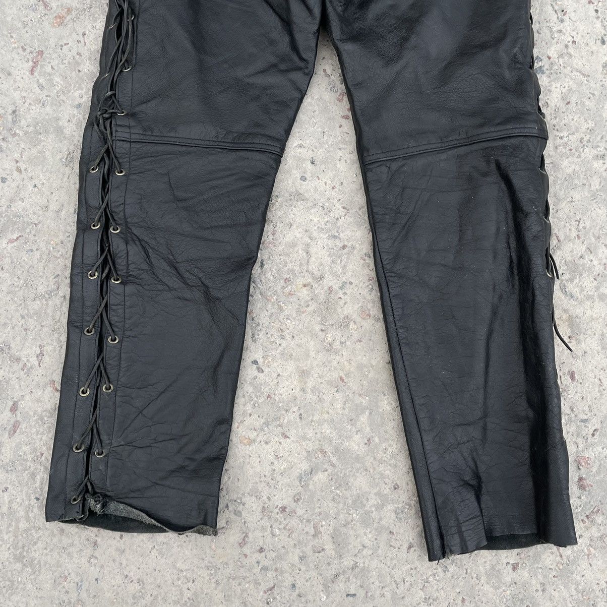 Vintage Vintage Moto Pants 32 Real Leather Y2K Japan Style 90s Size US 32 / EU 48 - 8 Thumbnail