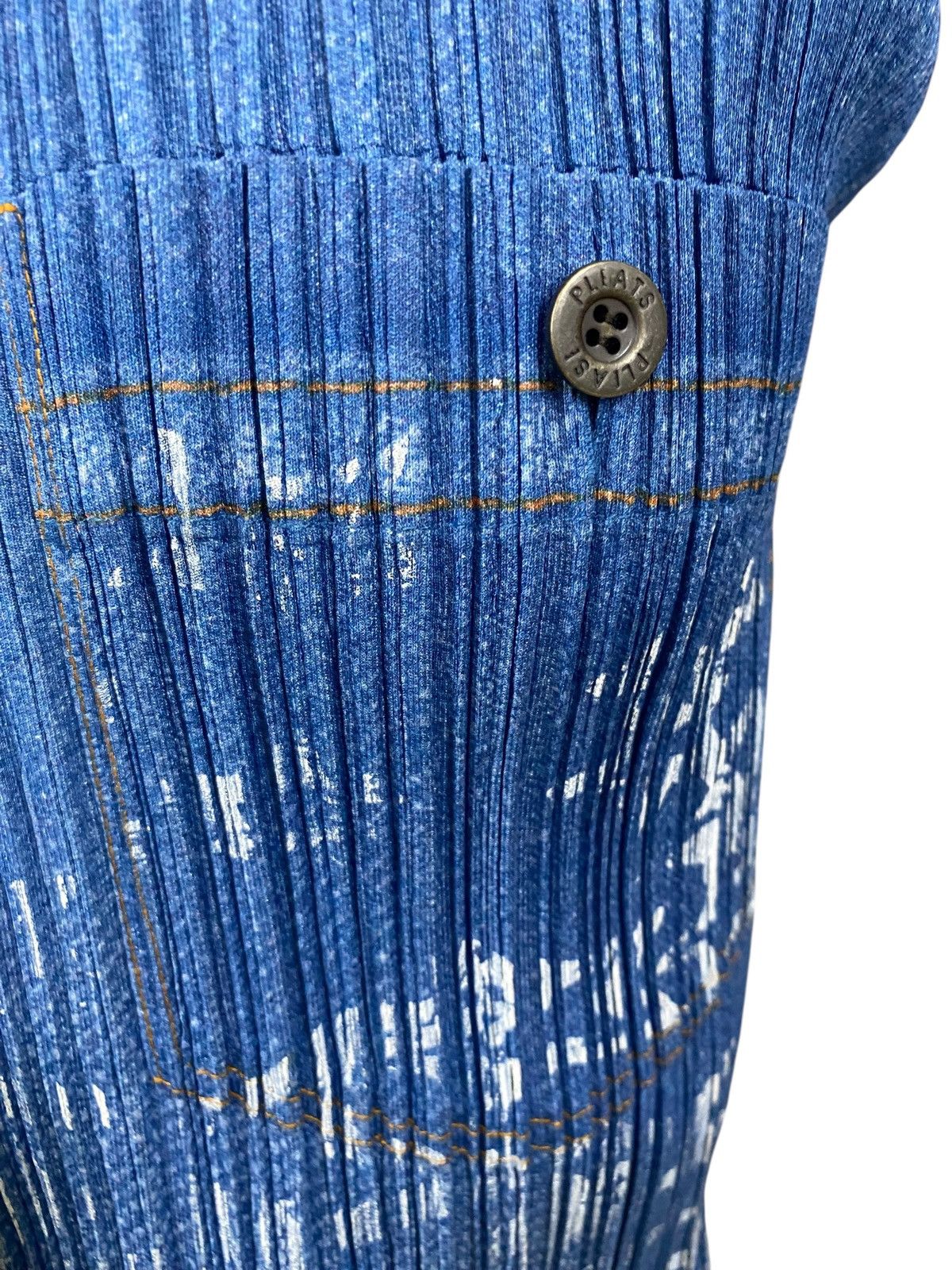Pleats Please Issey Miyake Pleats please issey miyake shirt button ups nice design Size M / US 6-8 / IT 42-44 - 6 Thumbnail
