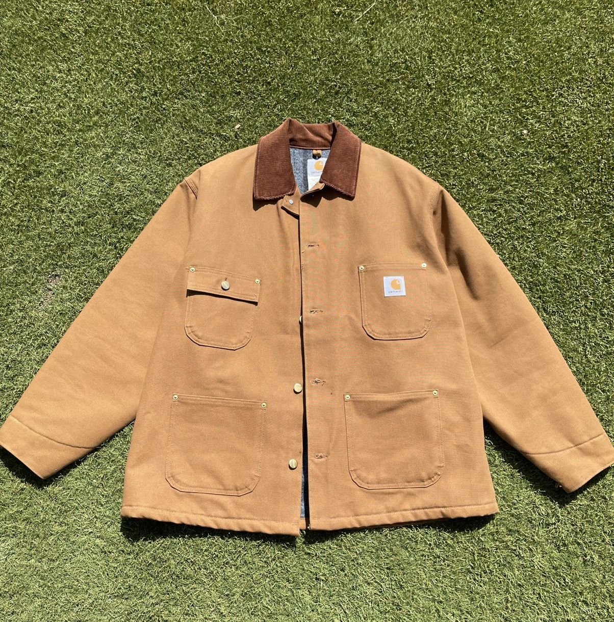 Carhartt Vintage Carhartt Size 50 Tall 2XL MensLined Chore Jacket Size US XXL / EU 58 / 5 - 2 Thumbnail