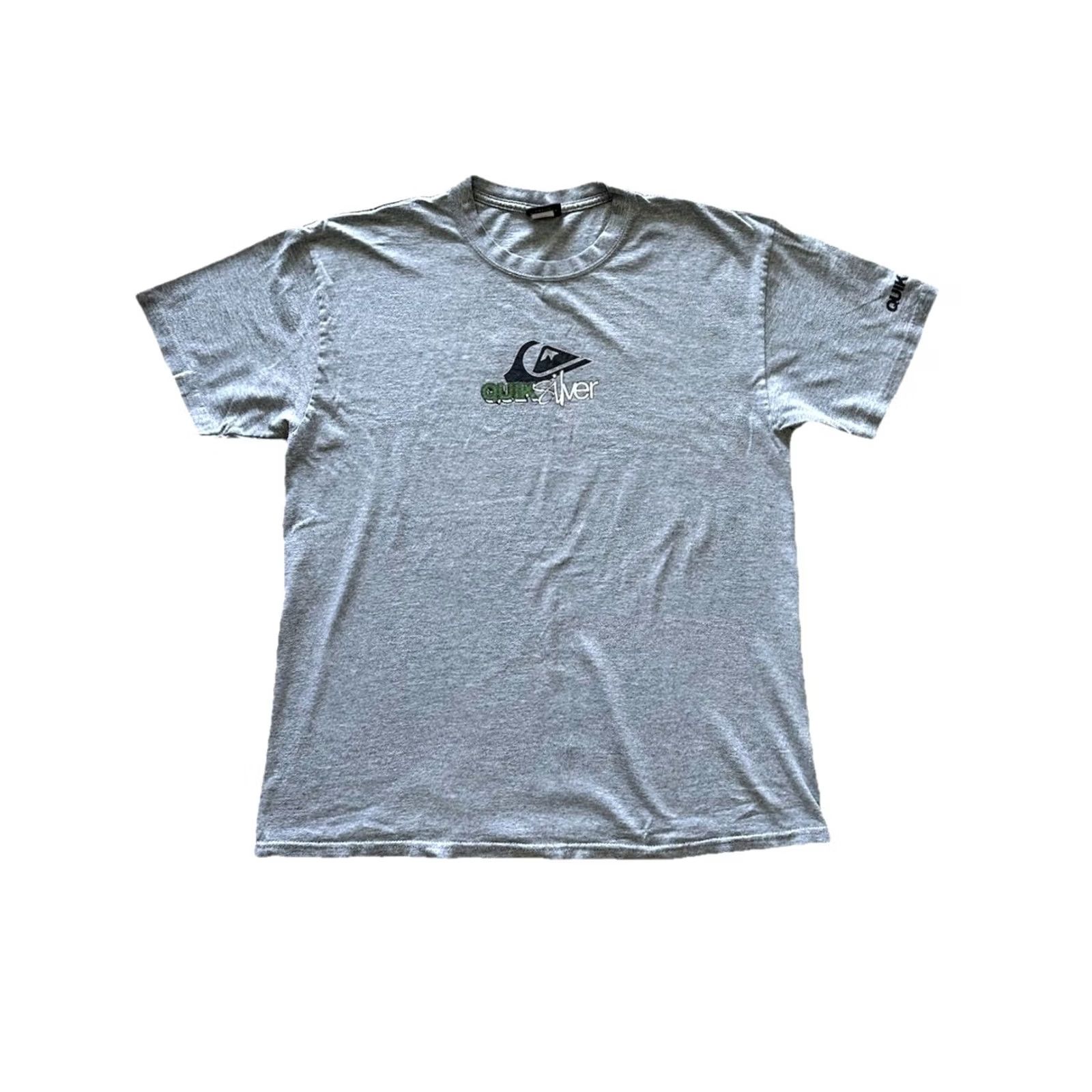 Quiksilver VINTAGE Quiksilver Shirt Mens M Gray Surf Skate Snowboard Short Sleeve 90s RARE Size US M / EU 48-50 / 2 - 3 Thumbnail