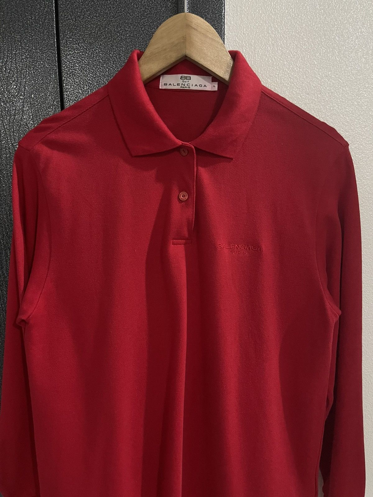 Balenciaga Vintage Balenciaga Paris Longsleeve Collar Size US M / EU 48-50 / 2 - 4 Thumbnail