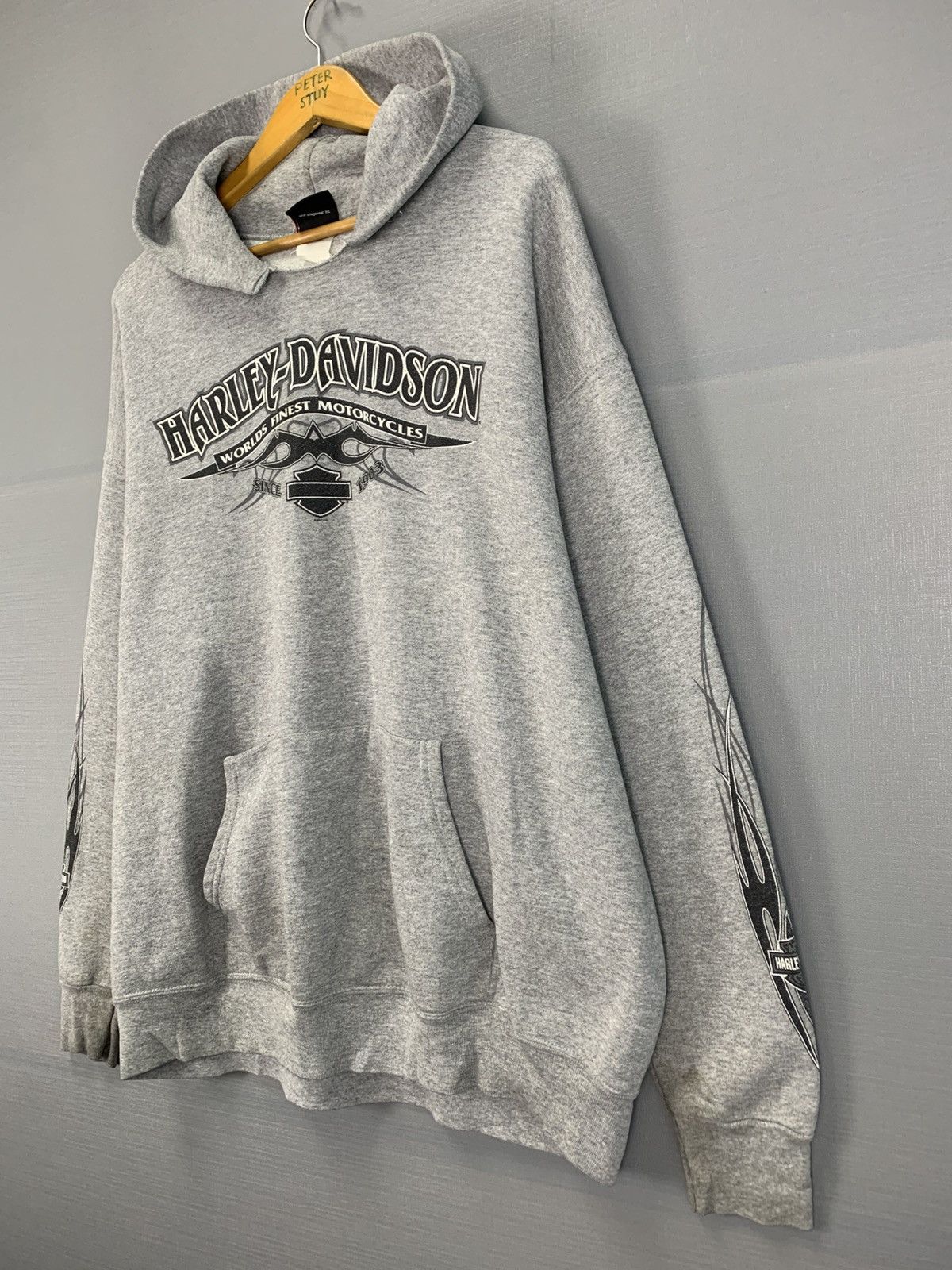 Harley Davidson × Vintage Vintage Harley Davidson Hoodie Size US L / EU 52-54 / 3 - 3 Thumbnail