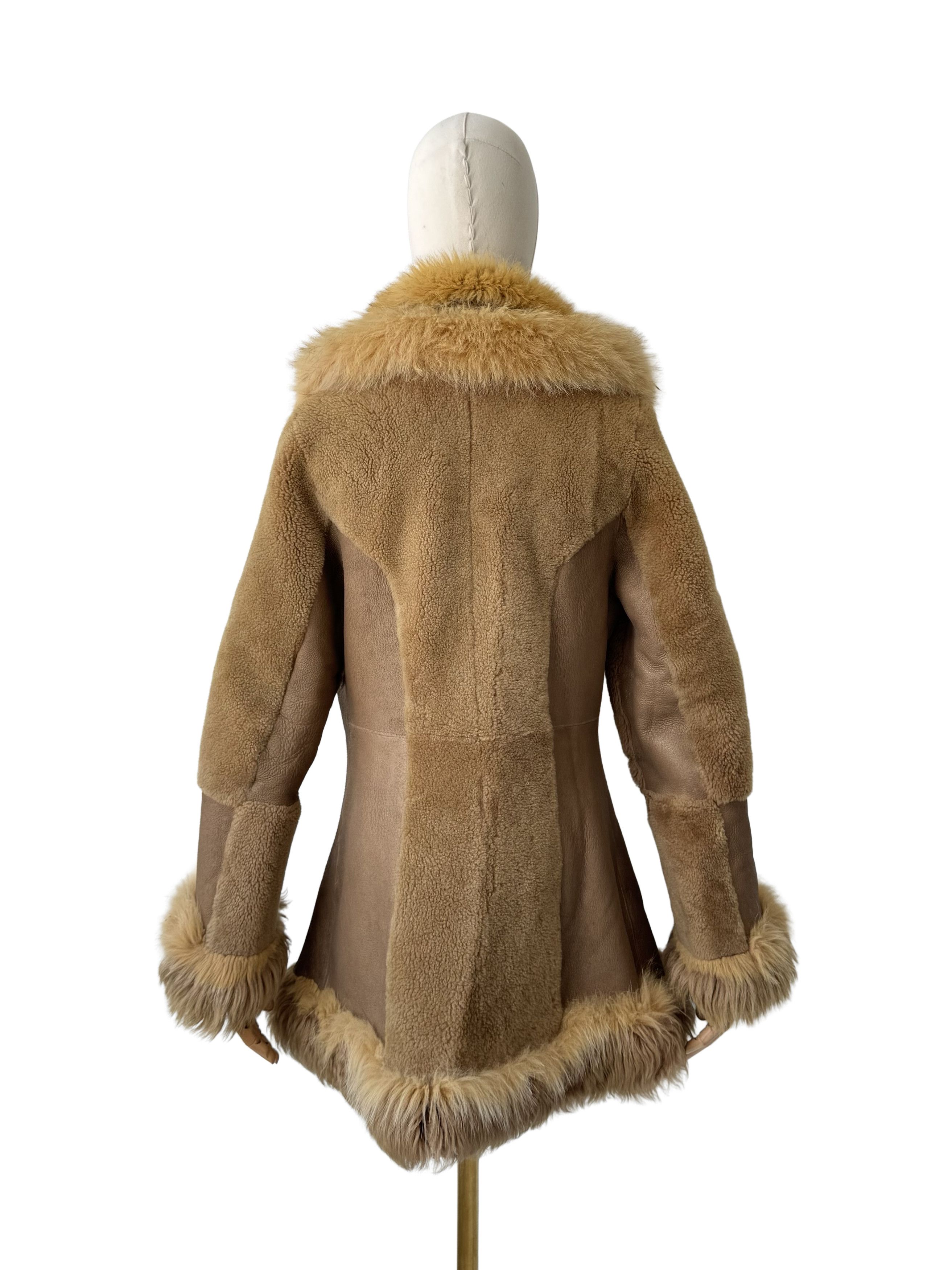 Vintage Vintage Real Sheepskin Coat Size S / US 4 / IT 40 - 4 Thumbnail