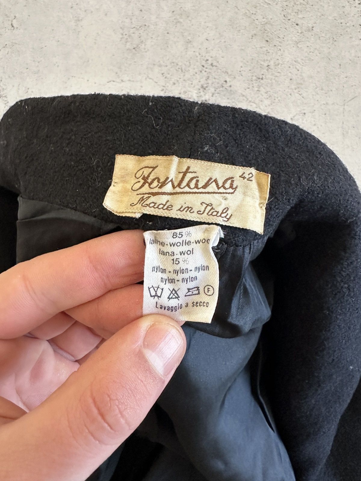 Other Vintage Fontana Wool Blazer Size 42 Size M / US 6-8 / IT 42-44 - 8 Thumbnail