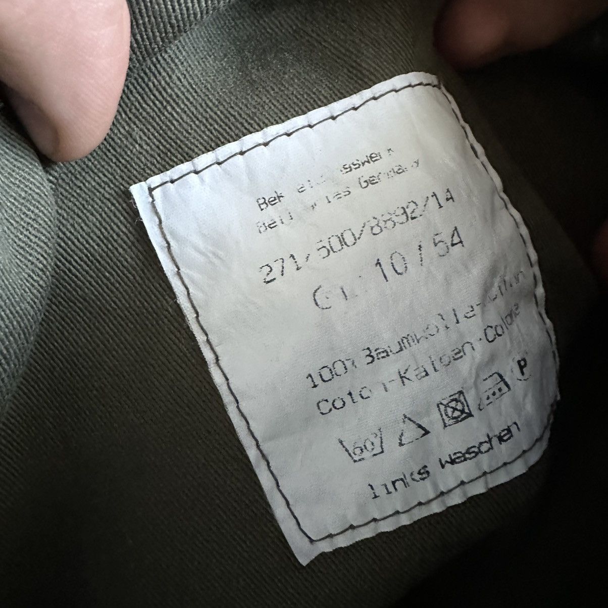 Aeronautica Militare VTG Man Military Cargo Capri Pants Olive Green 3/4 Tactical Size US 35 - 5 Thumbnail